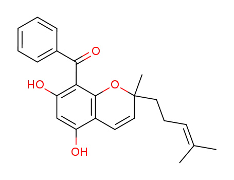 [5,7-dihydroxy-2-methyl-2-(4-methylpent-3-enyl)-2H-1-benzopyran-8-yl]phenylmethanone