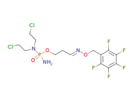 E-aldophosphamide O-(2,3,4,5,6-pentafluorobenzyl)oxime