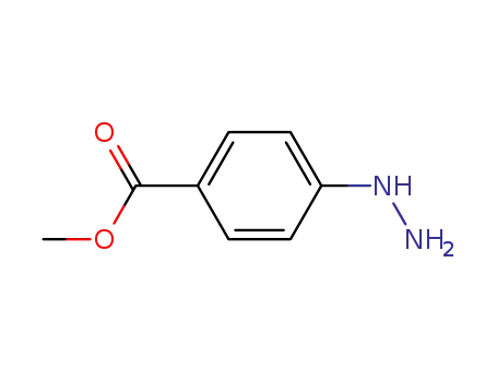 Molecular Structure of 4510-12-7 (Benzoic acid, 4-hydrazino-, methyl ester)