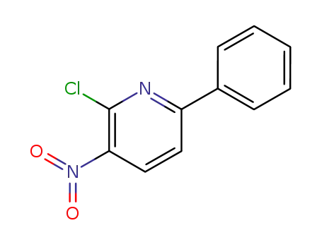 Molecular Structure of 187242-88-2 (2-chloro-3-nitro-6-phenylpyridine)