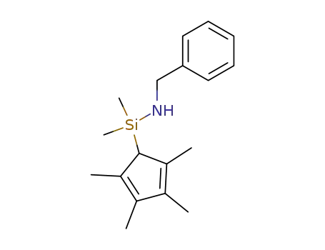 Benzyl-[dimethyl-(2,3,4,5-tetramethyl-cyclopenta-2,4-dienyl)-silanyl]-amine