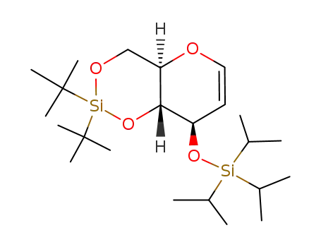 1,5-anhydro-2-deoxy-4,6-O-bis(tert-butylsilylidene)-3-O-triisopropylsilyl-D-arabino-hex-1-enitol