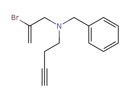 N-Benzyl-N-(2-bromoallyl)-3-butynylamine