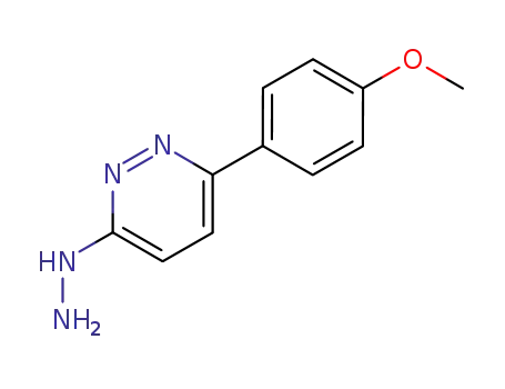 Molecular Structure of 18772-76-4 (3-(p-Anisyl)-6-hydrazinopyridazine)