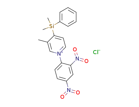 4-(Dimethyl-phenyl-silanyl)-1-(2,4-dinitro-phenyl)-3-methyl-pyridinium; chloride
