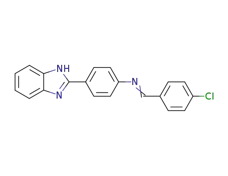 [4-(1H-Benzoimidazol-2-yl)-phenyl]-[1-(4-chloro-phenyl)-meth-(E)-ylidene]-amine