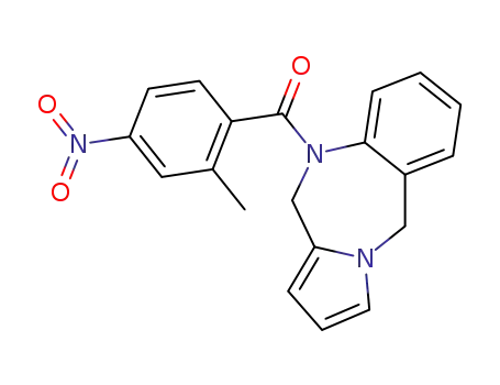 (5H,11H-Benzo[e]pyrrolo[1,2-a][1,4]diazepin-10-yl)-(2-methyl-4-nitro-phenyl)-methanone