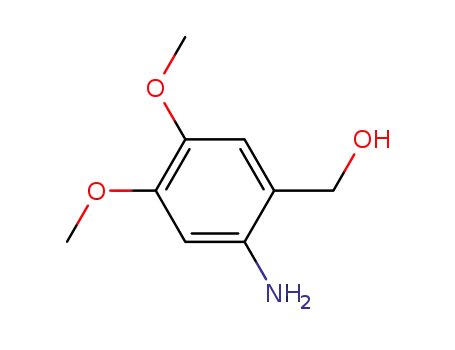 Molecular Structure of 188174-23-4 ((2-amino-4,5-dimethoxyphenyl)methanol)
