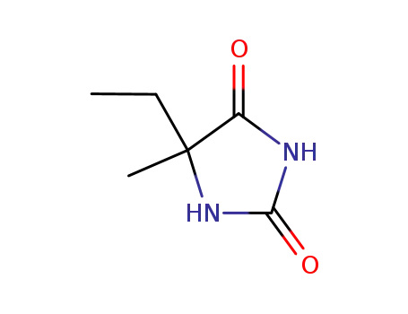 Molecular Structure of 5394-36-5 (5-Ethyl-5-methylimidazolidine-2,4-dione)