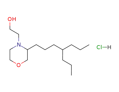 4-Morpholineethanol,3-(4-propylheptyl)-, hydrochloride (1:1)