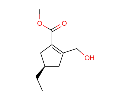 methyl (4R)-4-ethyl-2-hydroxymethylcyclopent-1-encarboxylate