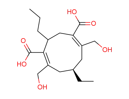 (1Z,4Z)-(R)-7-Ethyl-5,9-bis-hydroxymethyl-2-propyl-cyclonona-4,9-diene-1,4-dicarboxylic acid