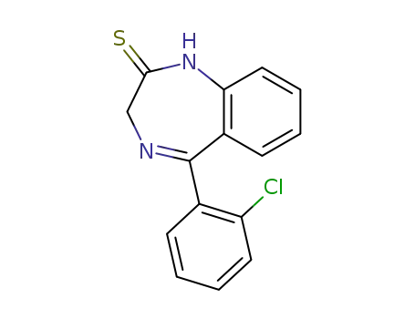 5-(2-chloro-phenyl)-1,3-dihydro-benzo[e][1,4]diazepine-2-thione