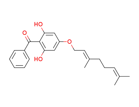 (E)-4-(3,7-dimethylocta-2,6-dienyloxy)-2,6-dihydroxybenzophenone