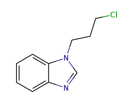 Molecular Structure of 151029-72-0 (1H-Benzimidazole,1-(3-chloropropyl)-(9CI))
