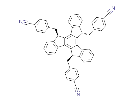 anti-5,10,15-tris(4-cyanophenylmethyl)-10,15-dihydro-5H-diindeno[1,2-a;1',2'-c]fluorene