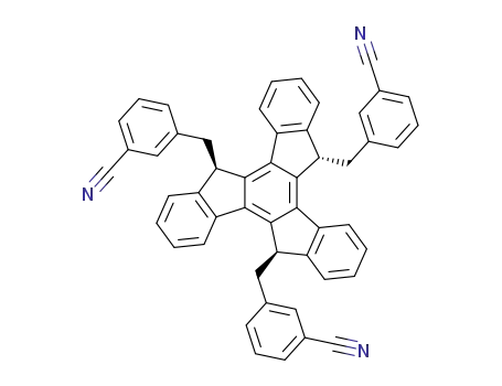 anti-5,10,15-tris(3-cyanophenylmethyl)-10,15-dihydro-5H-diindeno[1,2-a;1',2'-c]fluorene