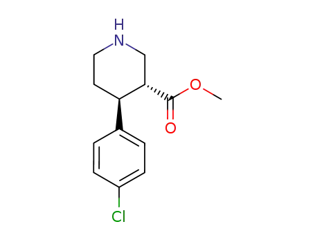 (3R,4S)-4-(4-chlorophenyl)piperidine-3-carboxylic acid methyl ester