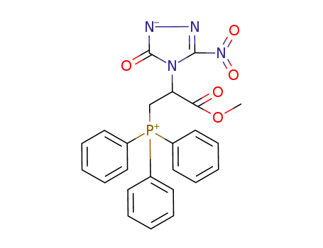 methyl 2-(5-nitro-2,4H-1,2,4-triazol-4-yl-2-ylid)-1-methyl-3-triphenylphosphoniopropionate