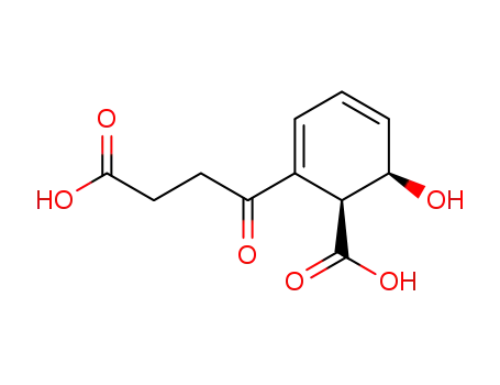 6-hydroxy-2-succinyl-2,4-cyclohexadiene-1-carboxylic acid