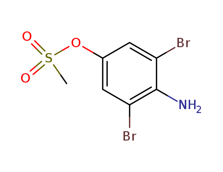 Phenol, 4-amino-3,5-dibromo-, methanesulfonate (ester)