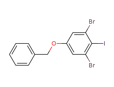 3,5-dibromo-4-iodophenol benzyl ether