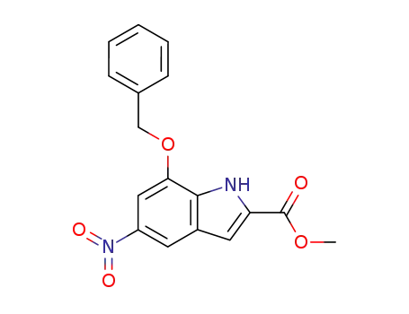 methyl 7-(benzyloxy)-5-nitro-1H-indole-2-carboxylate