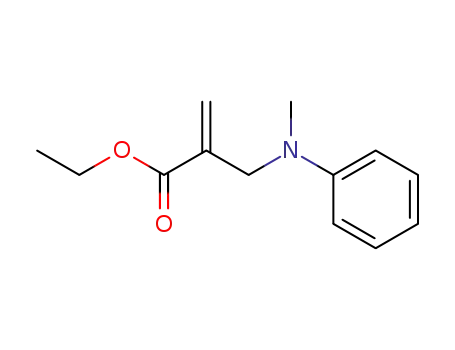 Molecular Structure of 647018-73-3 (2-Propenoic acid, 2-[(methylphenylamino)methyl]-, ethyl ester)