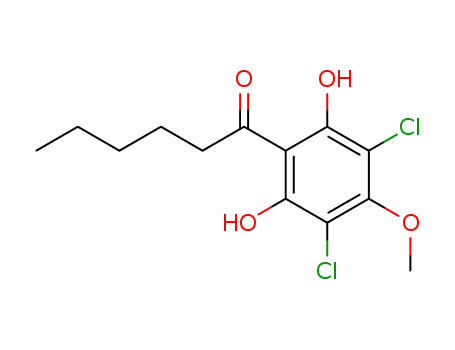 1-((3,5-DICHLORO)-2,6-DIHYDROXY-4-METHOXYPHENYL)-1-HEXANONE