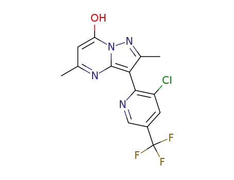 3-(3-chloro-5-trifluoromethyl-pyridin-2-yl)-2,5-dimethyl-pyrazolo[1,5-a]pyrimidin-7-ol