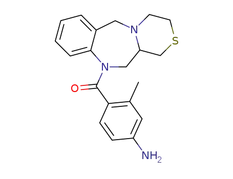 (4-amino-2-methyl-phenyl)-(3,4,11,11a-tetrahydro-1H,5H-2-thia-4a,10-diaza-dibenzo[a,d]cyclohepten-10-yl)-methanone