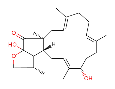 (3E,7E,12E)-(1S,11S,15R,17S)-11,20-Dihydroxy-1,4,8,12,17-pentamethyl-19-oxa-tricyclo[13.6.0.016,20]henicosa-3,7,12-trien-21-one