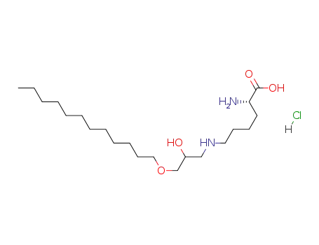 N-ε-(2-hydroxy-3-dodecyloxypropyl)-L-lysine hydrochloride