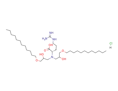 N,N-bis(2-hydroxy-3-dodecyloxypropyl)-L-arginine hydrochloride