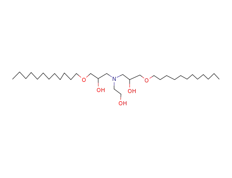 Molecular Structure of 65212-54-6 (2-Propanol, 1,1'-[(2-hydroxyethyl)imino]bis[3-(dodecyloxy)-)