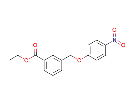 3-(4-nitro-phenoxymethyl)-benzoic acid ethyl ester