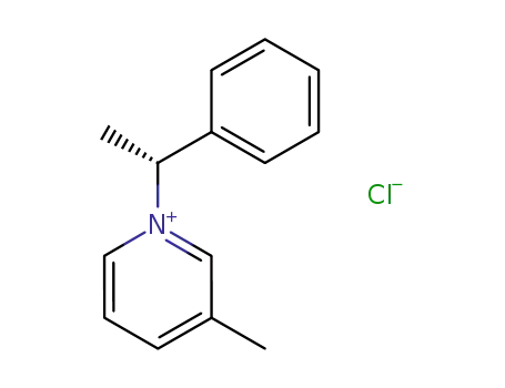3-Methyl-1-((R)-1-phenyl-ethyl)-pyridinium; chloride