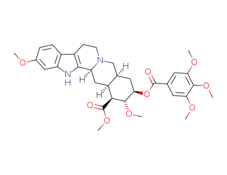 Yohimban-16-carboxylicacid, 11,17-dimethoxy-18-[(3,4,5-trimethoxybenzoyl)oxy]-, methyl ester, (16b,17a,18b,20a)- cas  482-85-9
