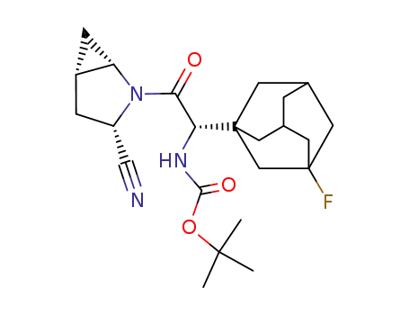 [(S)-2-((1S,3S,5S)-3-Cyano-2-aza-bicyclo[3.1.0]hex-2-yl)-1-(3-fluoro-adamantan-1-yl)-2-oxo-ethyl]-carbamic acid tert-butyl ester