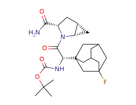 (S)-N-Boc-3-fluoroadamantylglycine-L-cis-4,5-methanoprolinamide