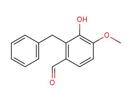 2-benzyl-3-hydroxy-4-methoxybenzaldehyde