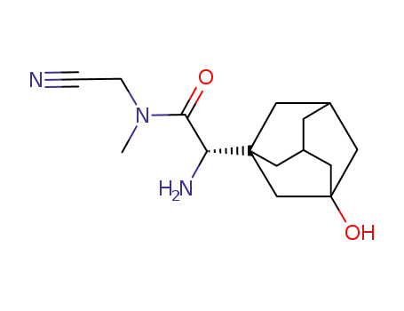 2-amino-N-cyanomethyl-2-(3-hydroxy-adamantan-1-yl)-N-methyl-acetamide