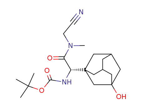 [(cyanomethyl-methyl-carbamoyl)-(3-hydroxy-adamantan-1-yl)-methyl]-carbamic acid tert-butyl ester