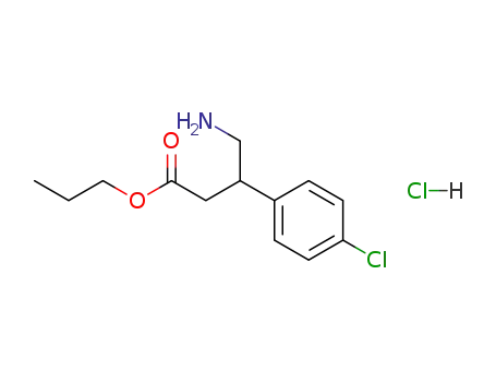 baclofen 1-propyl ester hydrochloride