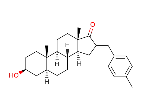 16-(4-methyl-benzylidene)-5α-androstan-3β-ol-17-one