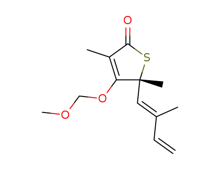 (R)-3,5-dimethyl-4-methoxymethoxy-5-((E)-2-methylbuta-1,3-dienyl)-5H-thiophen-2-one