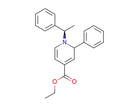 2-Phenyl-1-((R)-1-phenyl-ethyl)-1,2-dihydro-pyridine-4-carboxylic acid ethyl ester