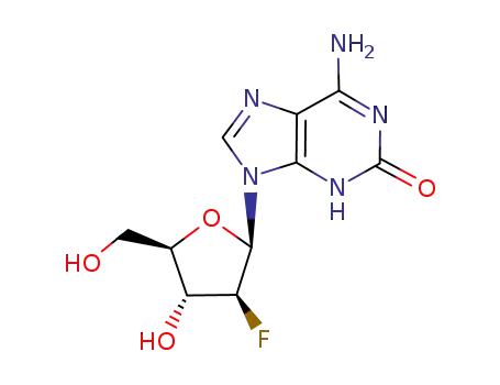 6-Amino-9-((2R,3S,4R,5R)-3-fluoro-4-hydroxy-5-hydroxymethyl-tetrahydro-furan-2-yl)-3,9-dihydro-purin-2-one