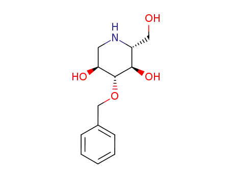 4-benzyloxy-2-hydroxymethylpiperidine-3,5-diol