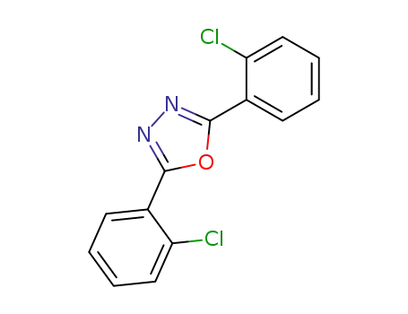 Molecular Structure of 2492-02-6 (2,5-Bis(2-chlorophenyl)-1,3,4-oxadiazole)